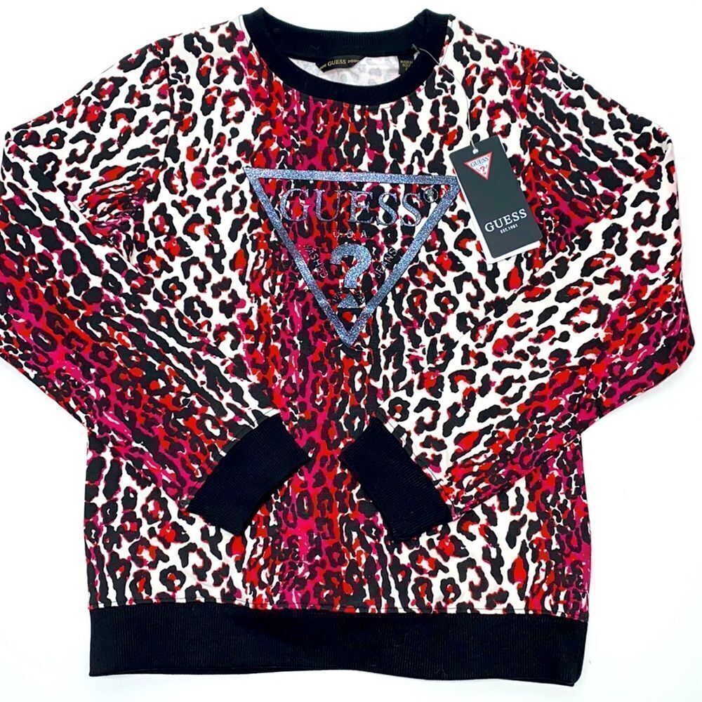 🔥GUESS GIRLS KIDS LONG SLEEVE SWEATER SZ 8 New